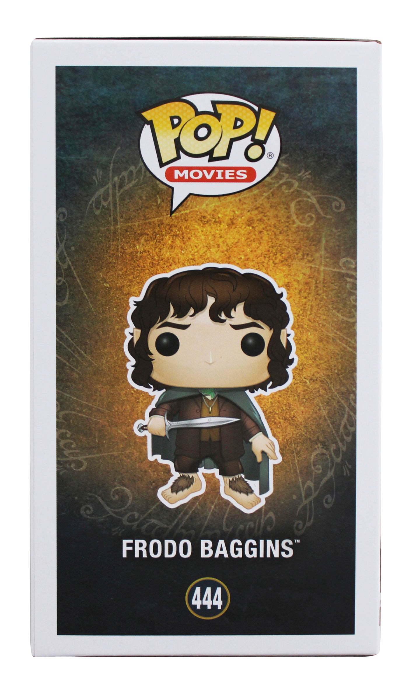 Elijah Wood LOTR "2x Insc" Signed #444 Alternate Funko Pop Figure BAS Witness 1