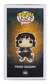 Elijah Wood LOTR "2x Insc" Signed #444 Alternate Funko Pop Figure BAS Witness 1