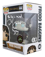 Elijah Wood LOTR "2x Insc" Signed #444 Alternate Funko Pop Figure BAS Witness 2