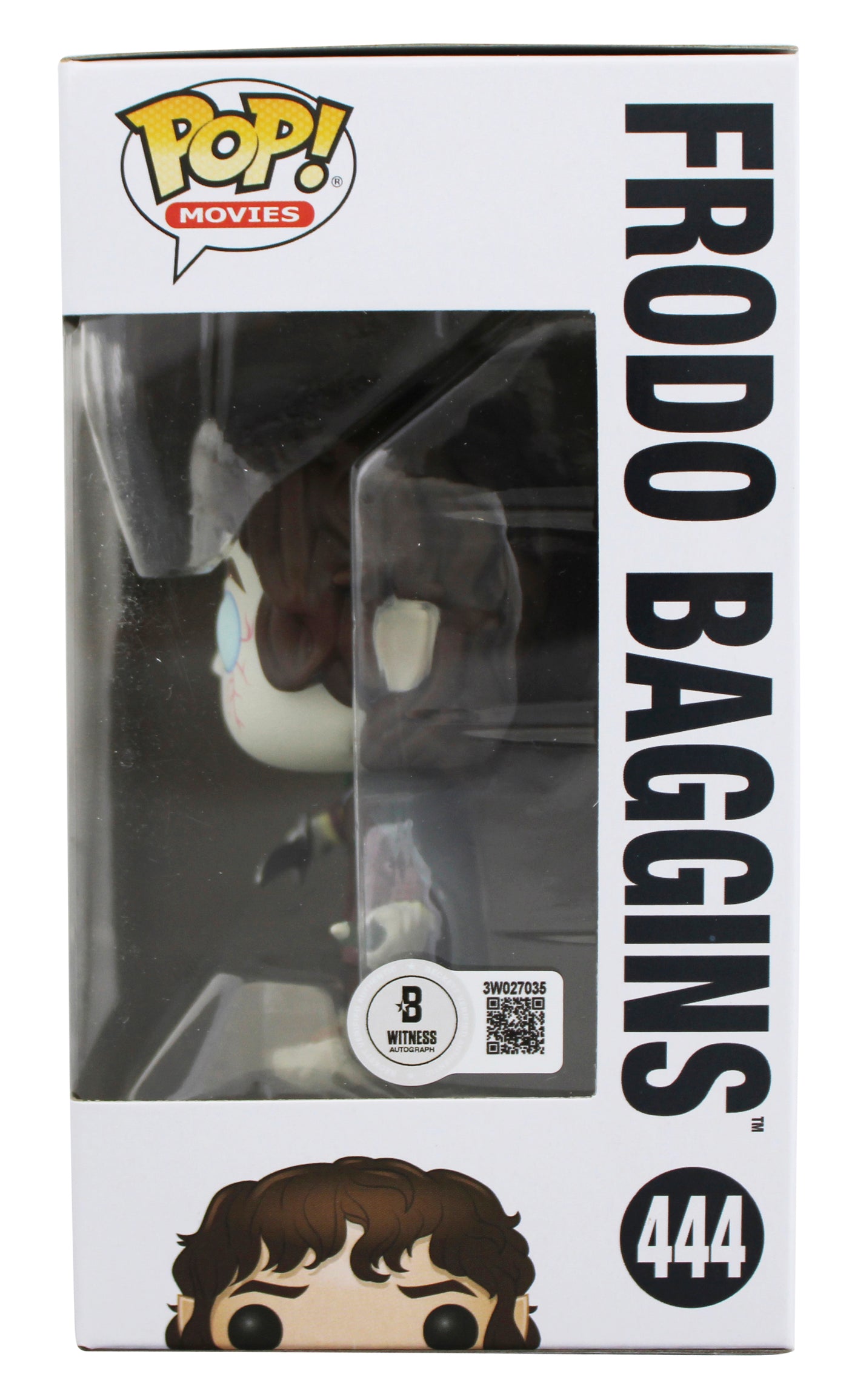 Elijah Wood LOTR "2x Insc" Signed #444 Alternate Funko Pop Figure BAS Witness 2