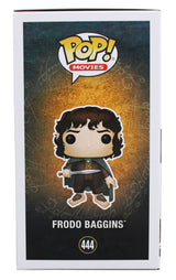 Elijah Wood LOTR "2x Insc" Signed #444 Alternate Funko Pop Figure BAS Witness 2
