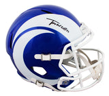 Rams Trent McDuffie Signed 2026 On-Field Alt F/S Speed Rep Helmet W/ Case JSA W