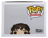 Elijah Wood LOTR "Frodo" Signed #444 Funko Pop Figure w/ Yellow Sig BAS Witness