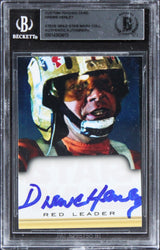 Drew Henley Star Wars Authentic Signed Custom Trading Card BAS Slabbed 3