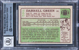 Commanders Darrell Green "HOF 08" Signed 1984 Topps #380 Card Auto 10! BAS Slab