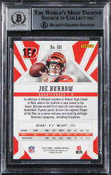 Bengals Joe Burrow Signed 2020 Panini Phoenix #101 Card Auto GM 10! BAS Slabbed