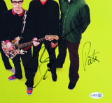Weezer (4) Cuomo, Welsh, Bell & Wilson Signed Green Album Flat JSA #CL51538