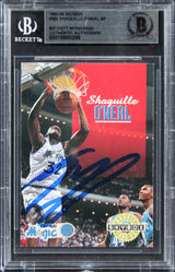 Magic Shaquille O'Neal Authentic Signed 1992 Skybox #382 Rookie Card BAS Slabbed