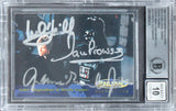 James Earl Jones & David Prowse Signed 2001 SW Evo. #C2 Card Auto 10! BAS Slab