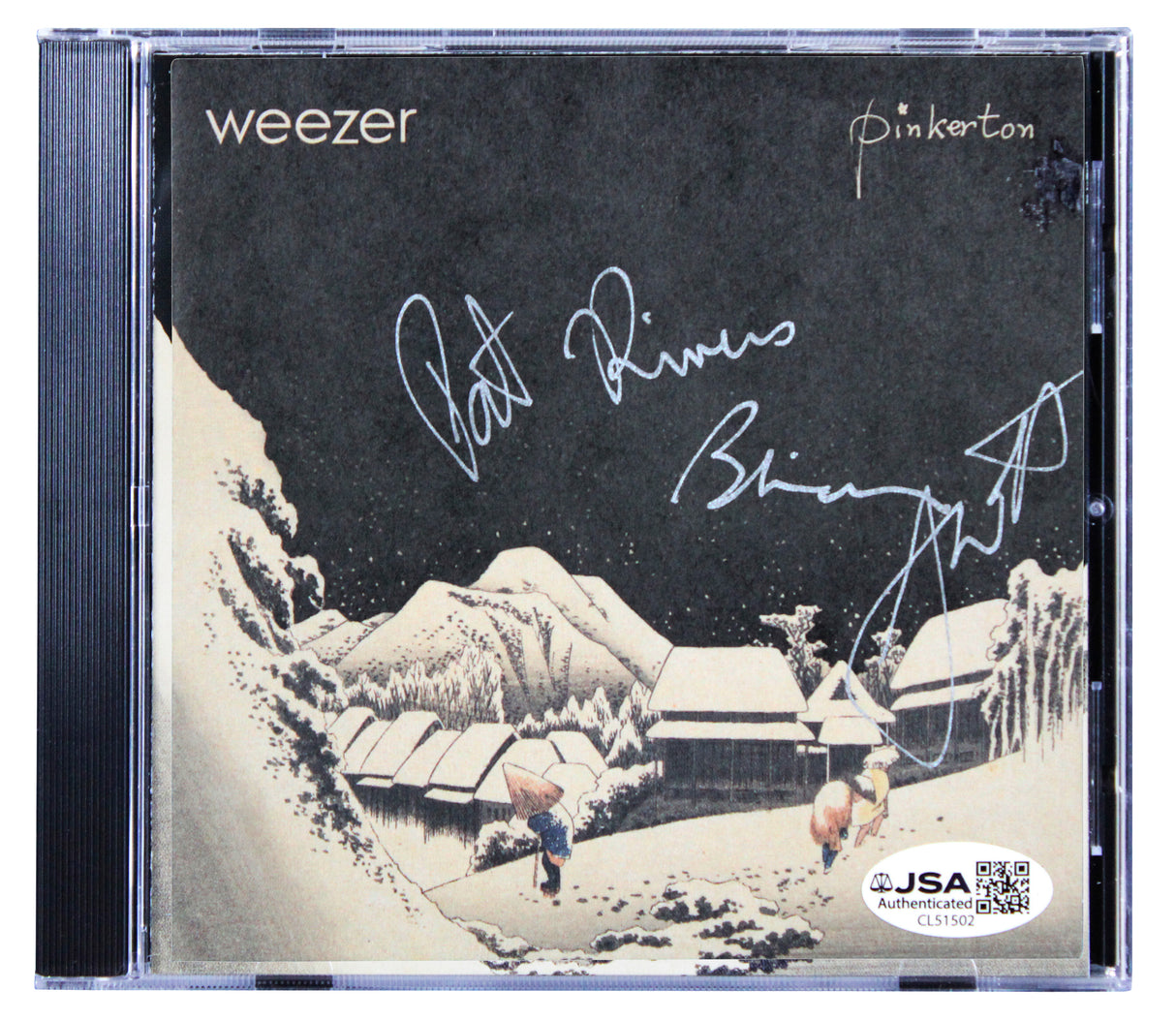 Weezer (4) Cuomo, Bell, Shriner & Wilson Signed Pinkerton CD Insert JSA #CL51502