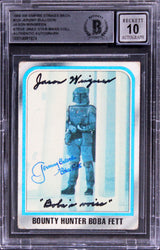 Jeremy Bulloch & Jason Wingreen Signed 1980 SW ESB #220 Card Auto 10 BAS Slab 2