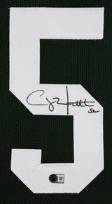 Clay Matthews III Authentic Signed Green Pro Style Framed Jersey BAS Witnessed