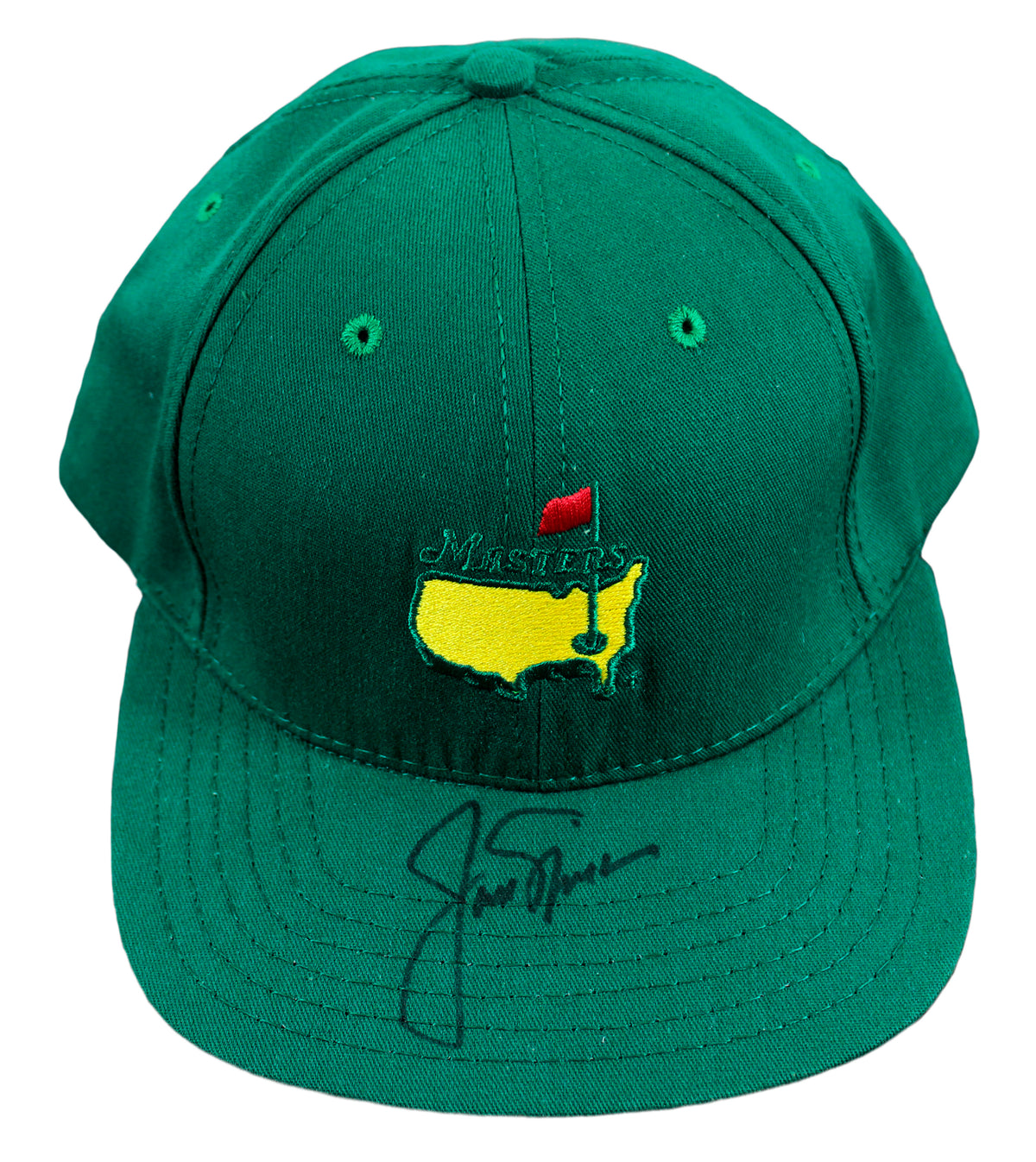 Jack Nicklaus Signed Green American Needle Masters Hat PSA/DNA #AQ74398