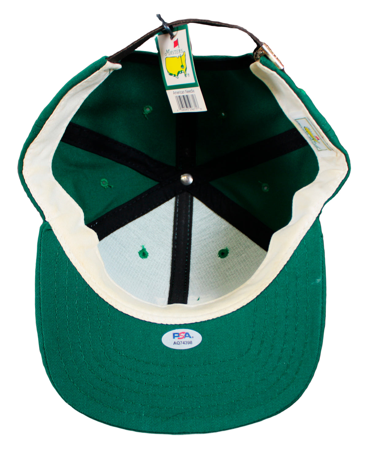 Jack Nicklaus Signed Green American Needle Masters Hat PSA/DNA #AQ74398