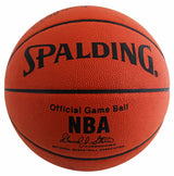 Kareem Abdul-Jabbar & Magic Johnson Signed Spalding Basketball BAS #3W027530