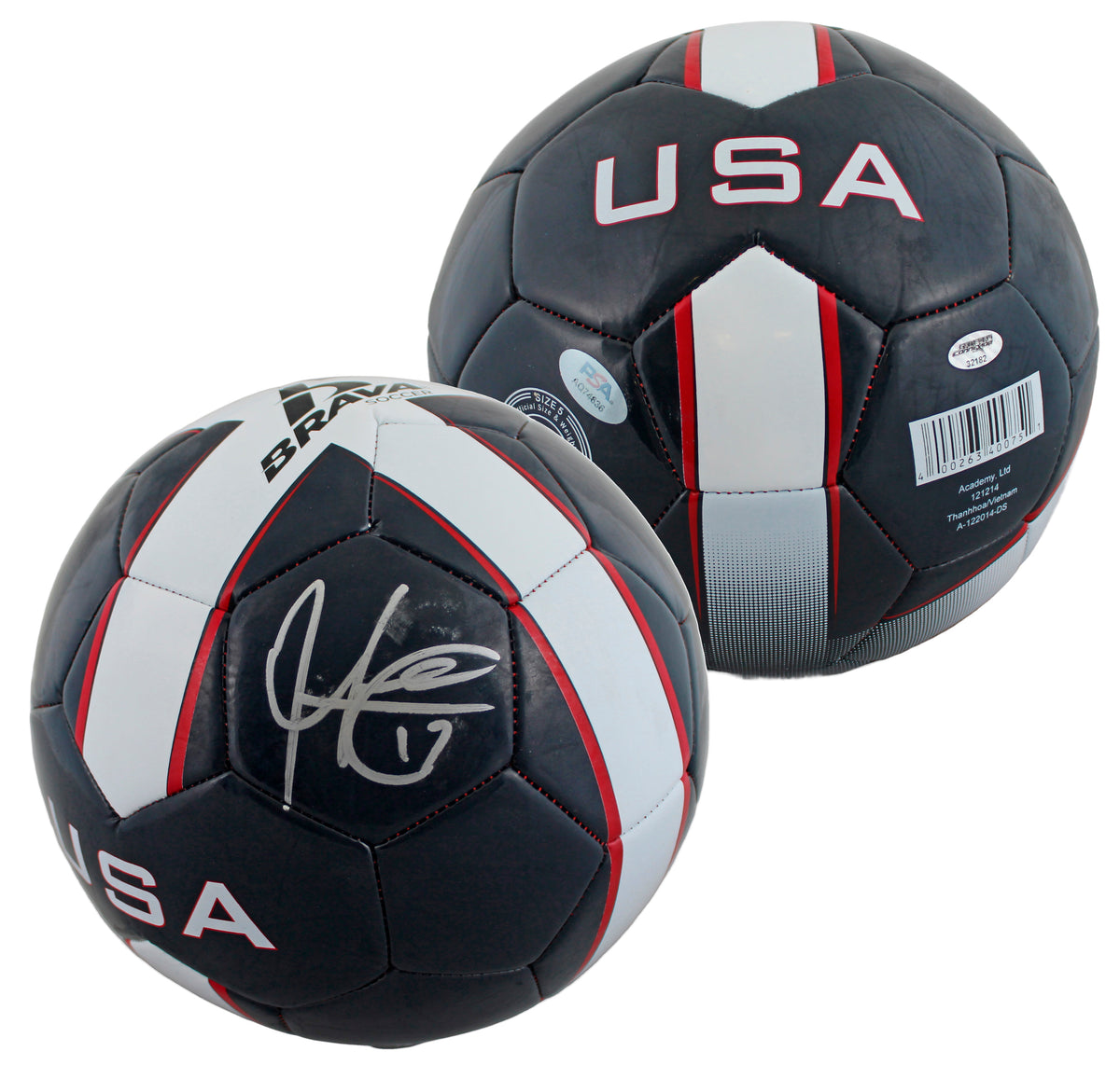 Jozy Altidore Authentic Signed Size 5 Team USA Logo Soccer Ball PSA/DNA #AQ74636