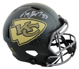 Chiefs Tony Gonzalez Signed STS IV Full Size Speed Rep Helmet W/ Case BAS Wit