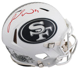 49ers Fred Warner Authentic Signed STS III Full Size Speed Proline Helmet BAS