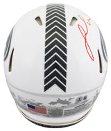 49ers Fred Warner Signed STS III Full Size Speed Proline Helmet W/ Case BAS