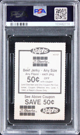 Lakers Magic Johnson "#32 Retired" Signed 2/16/1992 Ticket Stub Auto 10 PSA Slab