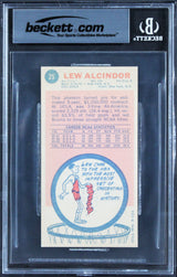 Bucks Kareem Abdul-Jabbar Signed 1969 Topps #25 Rookie Card Auto 10! BAS Slabbed