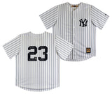 Don Mattingly "4x Insc" Signed White Pinstripe Majestic LE #11/23 Jersey Fan
