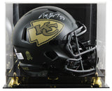 Chiefs Tony Gonzalez Signed STS IV Full Size Speed Rep Helmet W/ Case BAS Wit