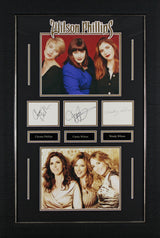 Wilson Phillips (3) Wendy, Chynna & Carnie Signed Framed Display BAS #AC26572
