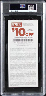 Broncos Von Miller Signed 2011 Full Ticket Stub Graded EX 5 Auto 10 PSA/DNA Slab