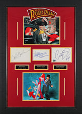 Who Framed Roger Rabbit (3) Turner, Fleisher & Hoskins Signed Framed Display BAS