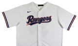 Rangers Nolan Ryan HOF 99 Authentic Signed White NIke Jersey Autographed BAS