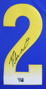 Rams Puka Nacua Authentic Signed Blue Nike Limited Framed Jersey Fanatics