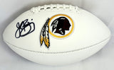 John Riggins Autographed Washington Logo Football- Beckett W