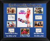 There's Something About Mary (5) Stiller, Diaz, Dillon Signed Framed Display BAS