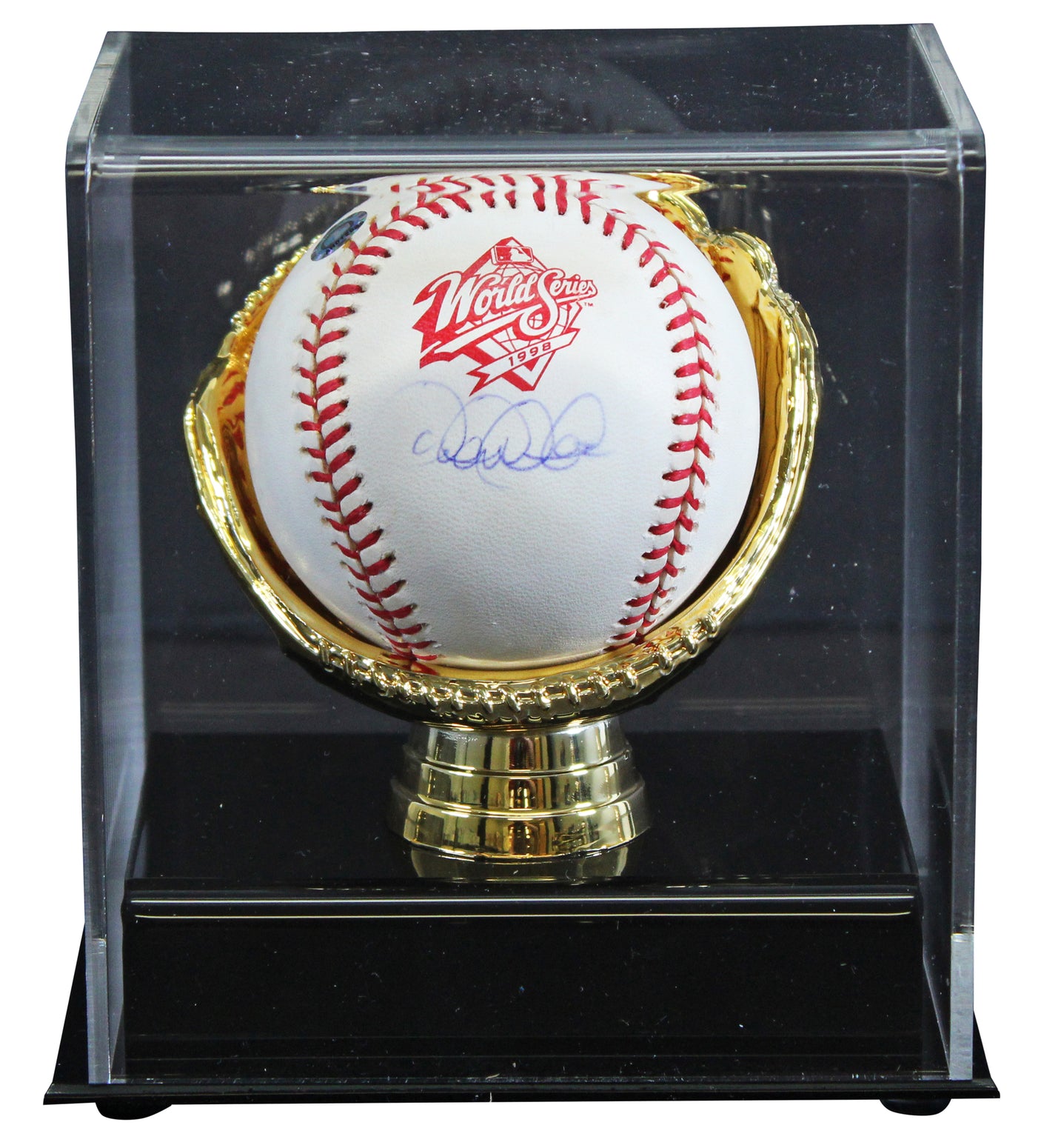 Yankees Derek Jeter Signed 1998 World Series Baseball W/ Case MLB #AR012936