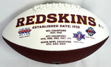 John Riggins Autographed Washington Logo Football- Beckett W