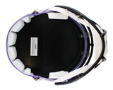 Vikings Adrian Peterson Signed Full Size Speed Rep Helmet W/ Case BAS Witness 2