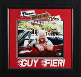 Guy Fieri Diners, Drive-Ins & Dives "Keep Cookin" Signed 8x10 Framed Photo BAS