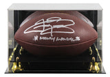 Texas A&M Johnny Manziel "$$ Manziel" Signed Super Grip Football W/ Case JSA Wit