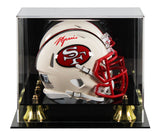 49ers Kyle Juszczyk Signed Retro Speed Mini Helmet W/ Case BAS Witnessed