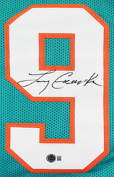 Larry Csonka Authentic Signed Teal Pro Style Jersey Autographed BAS Witnessed