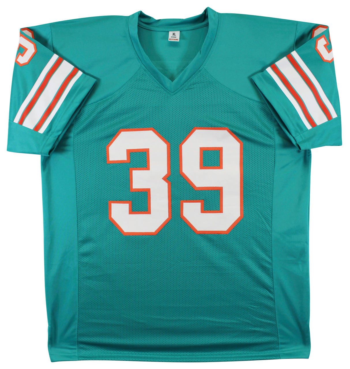 Larry Csonka Authentic Signed Teal Pro Style Jersey Autographed BAS Witnessed
