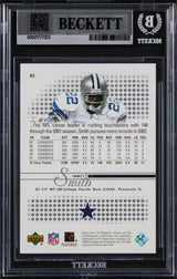 Cowboys Emmitt Smith Authentic Signed 2022 SP Authentic #82 Card BAS Slabbed