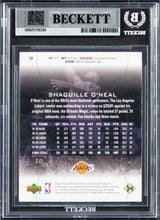 Lakers Shaquille O'Neal Authentic Signed 2000 SP Authentic #38 Card BAS Slabbed