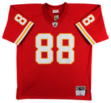 Chiefs Tony Gonzalez "HOF 19" Authentic Signed Red M&N Jersey BAS Witnessed
