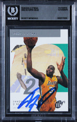 Lakers Shaquille O'Neal Authentic Signed 2002 Topps Ten #2 Card BAS Slabbed