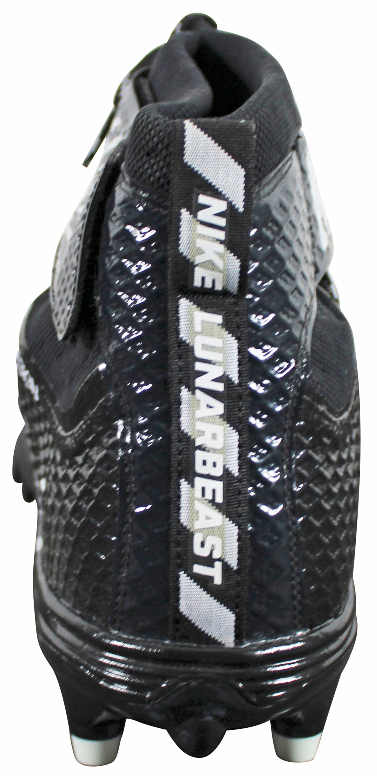 Raiders Howie Long Signed Black Nike Lunarbeast Football Left Cleat BAS Witness