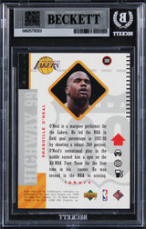 Lakers Shaquille O'Neal Authentic Signed 1998 Upper Deck #309 Card BAS Slabbed