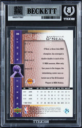 Lakers Shaquille O'Neal Authentic Signed 2003 Sweet Shot #36 Card BAS Slabbed