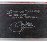 Gene Simmons Authentic Signed & Inscribed Stage Used Axe Guitar & Case BAS LOA